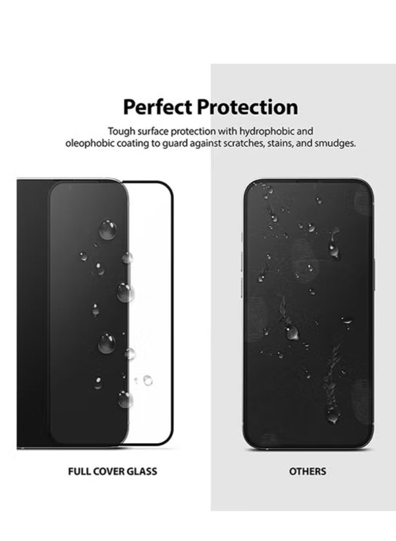 Beyox Tempered Screen Protector for Google Pixel 9A Tempered Glass Screen Protector 9H Hardness Anti Fingerprint Scratch Resistant Glass - Image 2