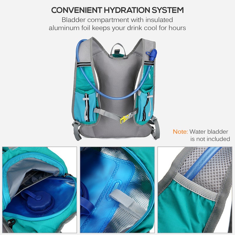 10L Insulated Hydration Backpack Vest Pack Cooler Bag for Running Cycling Camping Hiking Marathon - Image 4