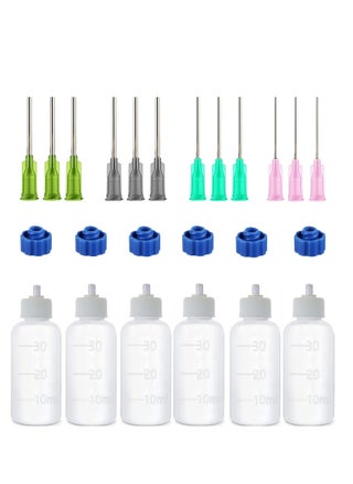6 Pcs Glue Applicator Bottles, 30ml Plastic Squeezable Dropper Bottles with Blunt Needle Tip 14ga 16ga 18ga 20ga for Glue Applications, Paint Quilling Craft and Oil - pzsku/ZA1AF5A3D7C4C0CCBD505Z/45/_/1713968047/c752c49a-d0fd-4ca0-9843-775c923587cd