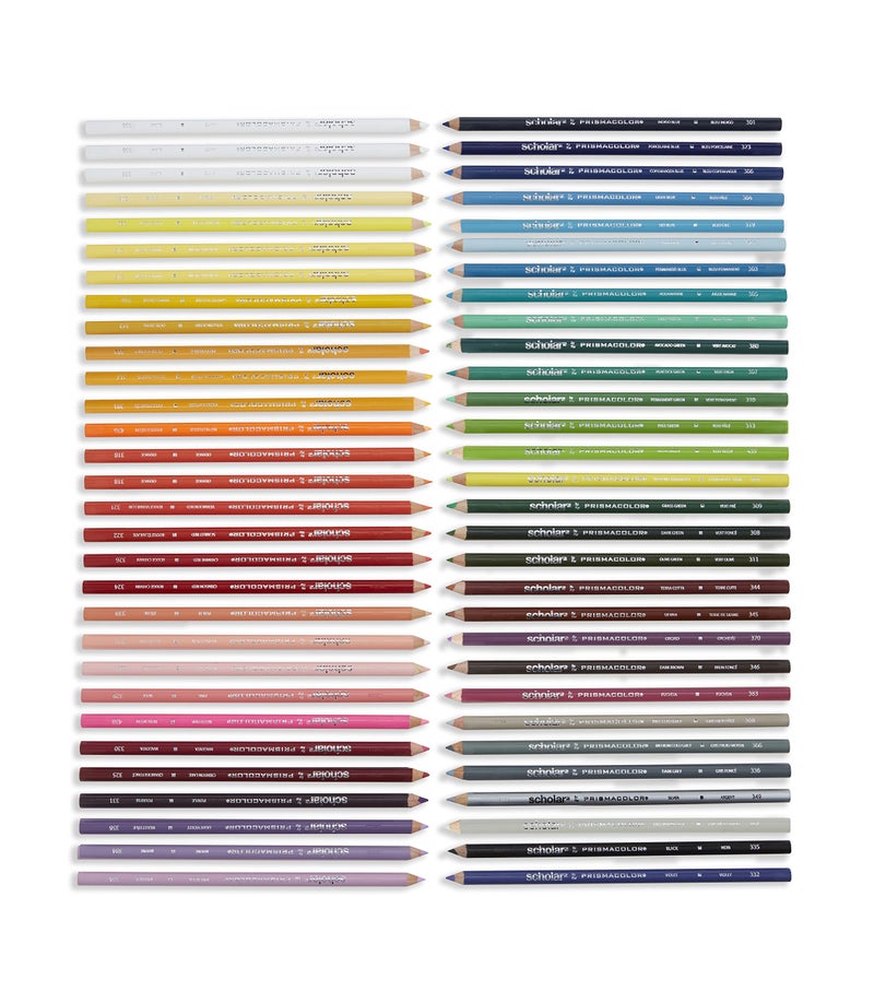 Prismacolor Scholar Colored Pencils, Adult Coloring, 60 Pack - Image 3