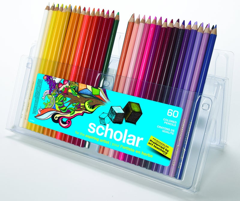 Prismacolor Scholar Colored Pencils, Adult Coloring, 60 Pack - Image 2