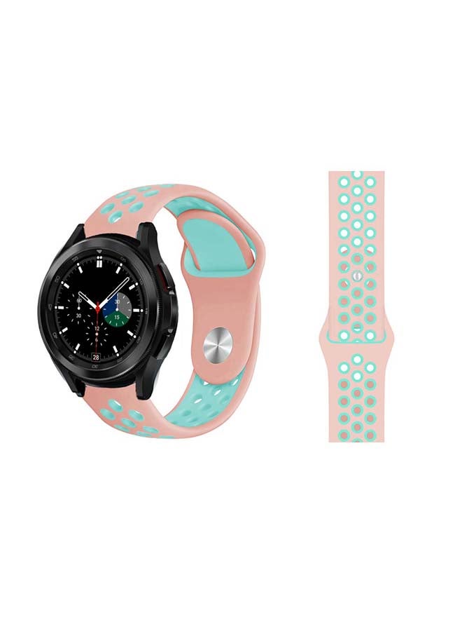 Perfii Dot Silicone Replacement Band for Samsung Galaxy Watch4 42/46mm Multicolour - Image 1