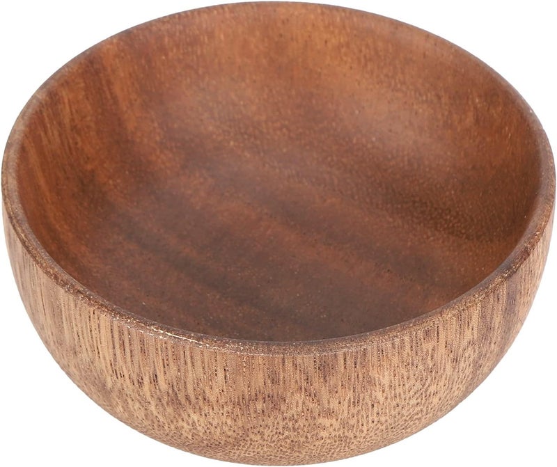 klarako Kitchen Bowl, Small Wooden Bowl, Multi Function Food Grade Japanese Dipping Tableware, Kitchen Bowl with, Dishwasher Safe - Image 1