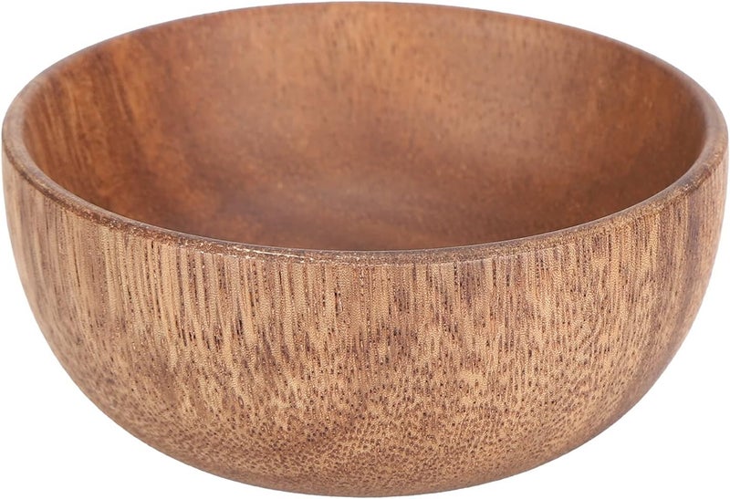 klarako Kitchen Bowl, Small Wooden Bowl, Multi Function Food Grade Japanese Dipping Tableware, Kitchen Bowl with, Dishwasher Safe - Image 2