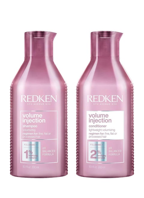 REDKEN Volume Injection Volumizing Shampoo and Conditioner | Hair Volumizer F