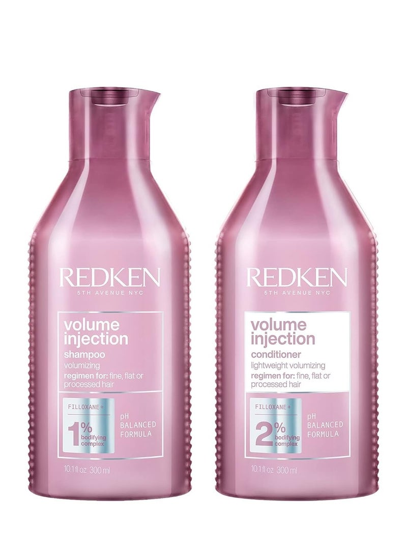 REDKEN - REDKEN Volume Injection Volumizing Shampoo and Conditioner | Hair Volumizer F - Image 1