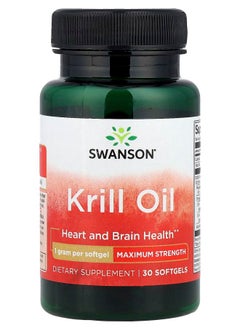 Krill Oil Maximum Strength 30 Softgels