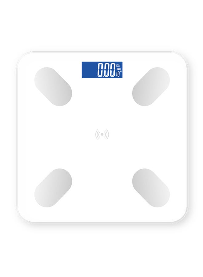 Tiansheng Rechargeable Smart Body Fat Scale with Mint Health App Connectivity, Accurate Weight and Body Fat Measurement, Curve White - Image 5