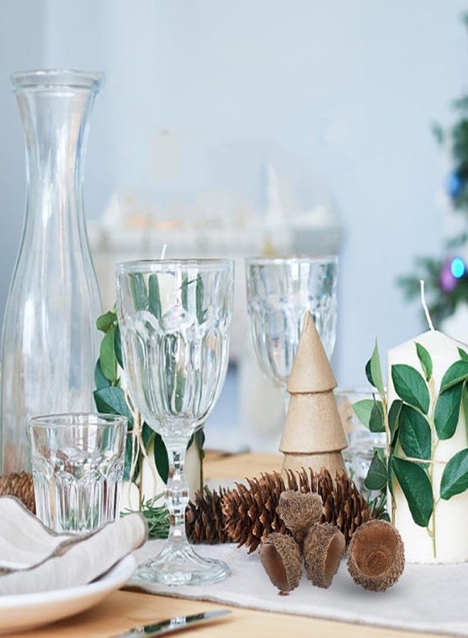 جارنيك مجموعة جارنيك من 200 قطعة من أغطية ثمار البلوط الريفية لأعمال الخريف اليدوية، أغطية طبيعية لثمار البلوط لتزيين المنزل بنفسك، مناسبة لتزيين طاولات عيد الشكر وعيد الميلاد. - Image 2