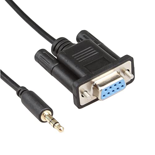 Relper Lineso DB9Pin Female to DC3.5mm Serial Cable-6 Feet Black - Image 2