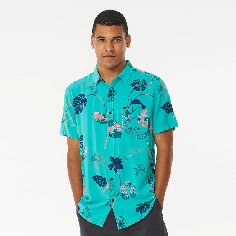 ريب كورل Mod Tropics Short Sleeve Shirt - Men
