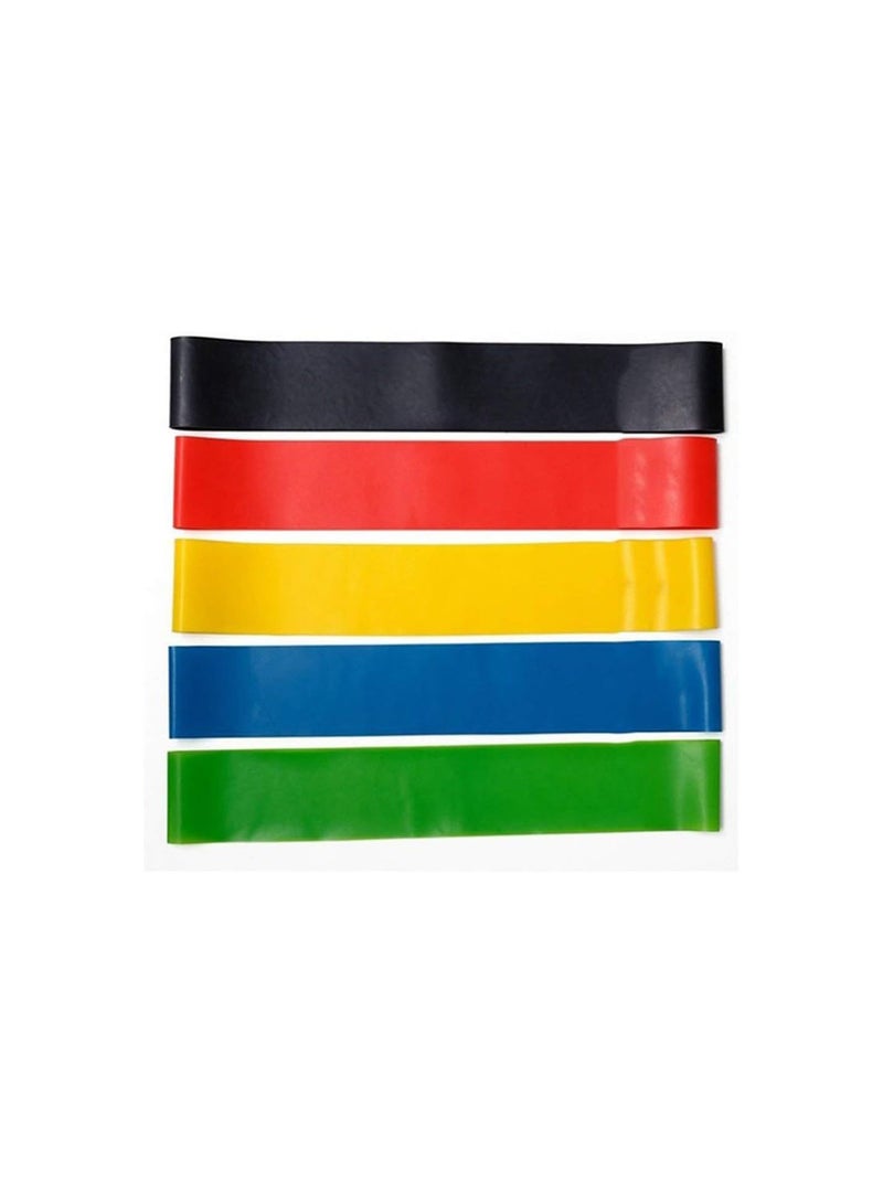 GGOOT No Printed Latex Pull Ring Resistance Band Pull Ring Fitness Exercise Yoga Belt Pull Band Stretch Resistance Ring  - Image 2