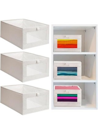 3 pack Drawer Organiser, 7 Grids Clothes Organizer, Elevate your Closet with Foldable Storage Organize, Stylish Wardrobe Organizers and Storage - view 2