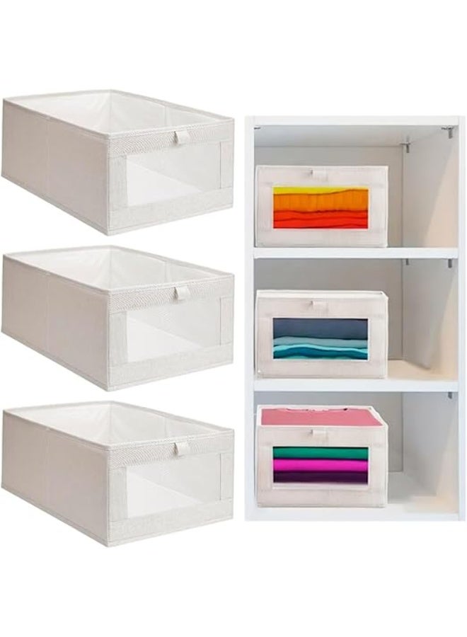 DUNISO 3 pack Drawer Organiser, 7 Grids Clothes Organizer, Elevate your Closet with Foldable Storage Organize, Stylish Wardrobe Organizers and Storage - Image 2