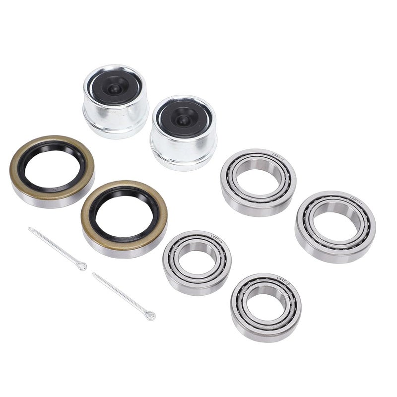 Keenso Trailer Bearings Kit Durable for 3500 Lbs Axles Quiet High Speed Rotation for Trailer Owners - Image 2
