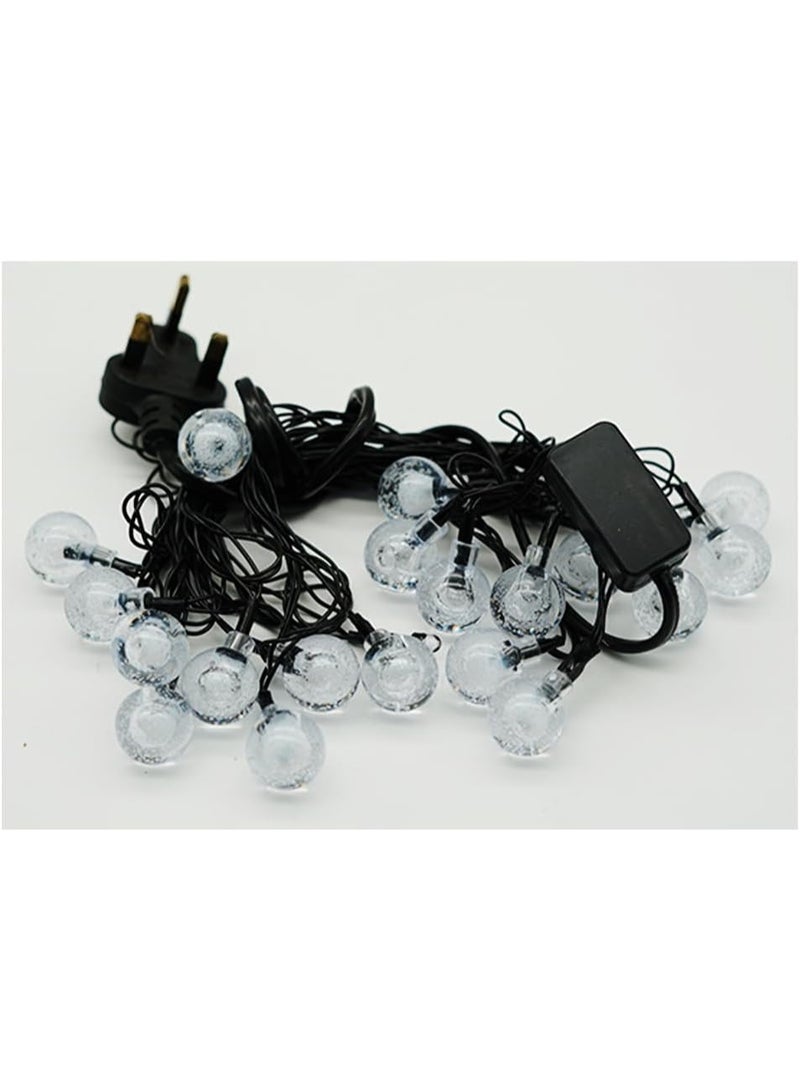 ALLTEC Multi Colored Bubble Ball Fairy String Lights, 20 LED, 5 Meter Length, Indoor/Outdoor Use, for Home Garden Yard Christmas Decoration - Image 3