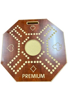 Jackaroo High Quality 4 Player Jackaroo Board Game And Card Set With 16pcs Marble-38x38 cm  - Image 2