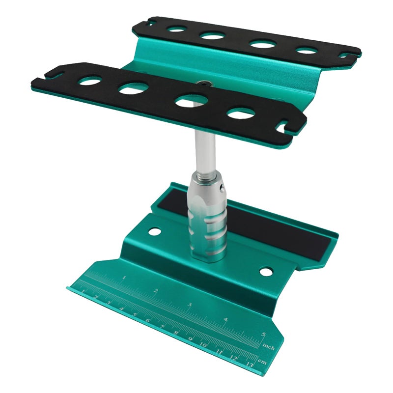 RC Lelut RC Car Stand RC Repair Stand 360 Degree Rotation Lift or Lower for Traxxas Arrma Redcat Axial RC4WD HSP Losi 18 110 112 116 Scale RC Crawler Car Truck Buggies Green - Image 3