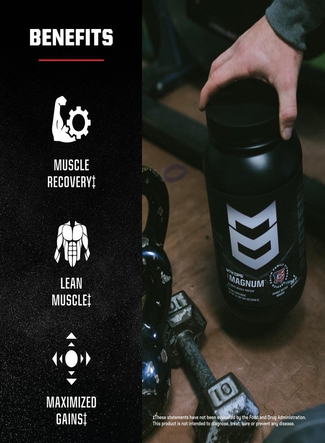 MTN OPS Magnum Protein Powder 23g Protein per Serving Whey Protein Blend with BCAAs Low Sugar Gluten Free 30 Servings Peanut Butter Banana - Image 4