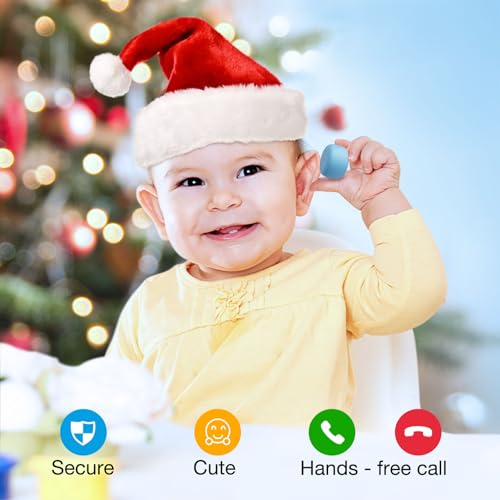 MOMOHO موموهو أصغر مكبر صوت بلوتوث صغير مكبر صوت بلوتوث لاسلكي، مكبرات صوت محمولة للمنزل/الخارج/السفر/الحفلات، هدية، تقديم (أزرق) - Image 2