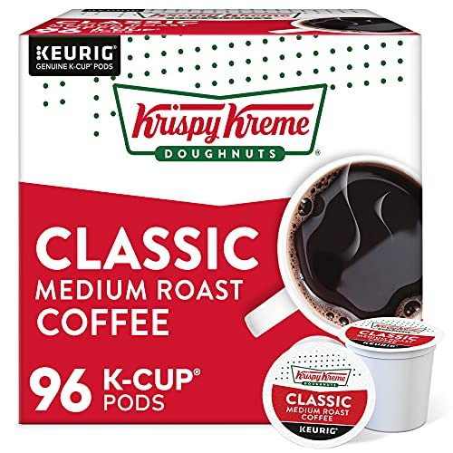 Krispy Kreme Classic Coffee, Keurig Single Serve K-Cup Pods, Medium Roast, 96 Count - Image 1