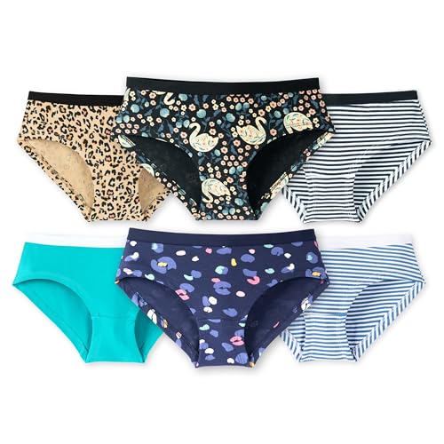 ARIEL Girls Cotton Printed Panties/Briefs (Pack of 6) (5-6 Years_Multicolor) - Image 1