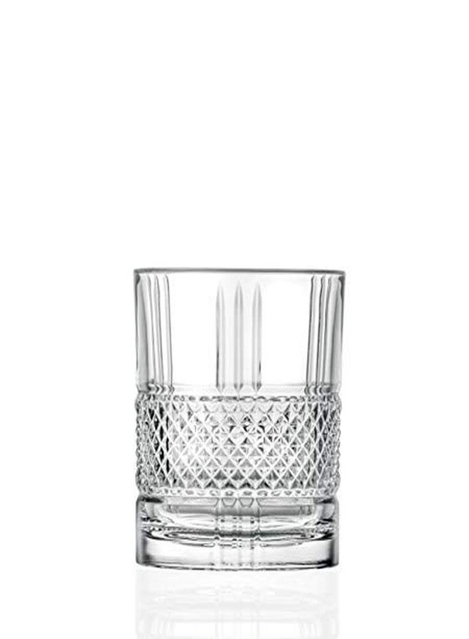 بارسكي طقم قارورة ويسكي وكؤوس مكون من 7 قطع - للويسكي، والمشروبات الروحية، والسكوتش، والبوربون - كريستال خالٍ من الرصاص - قارورة مربعة سعة 29 أونصة مع 6 أكواب مزدوجة سعة 12 أونصة - من بارسكي - صنع في أوروبا - Image 4