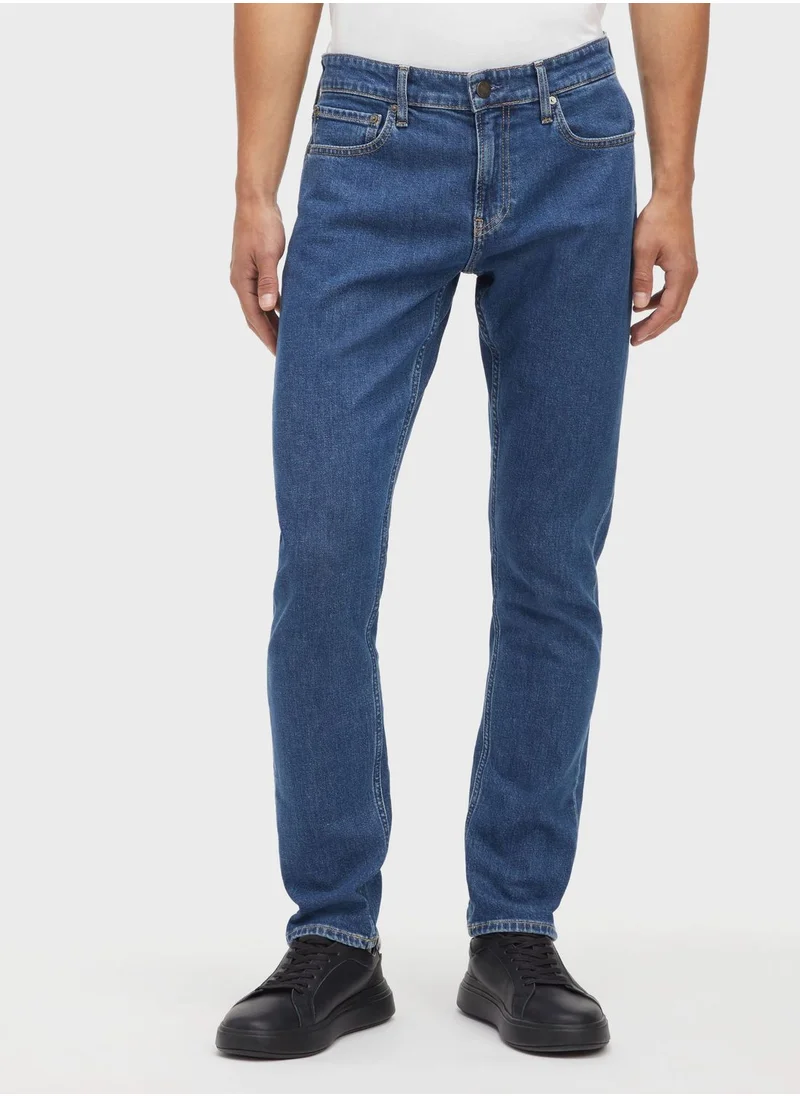 CALVIN KLEIN Light Wash Sim Fit Jeans
