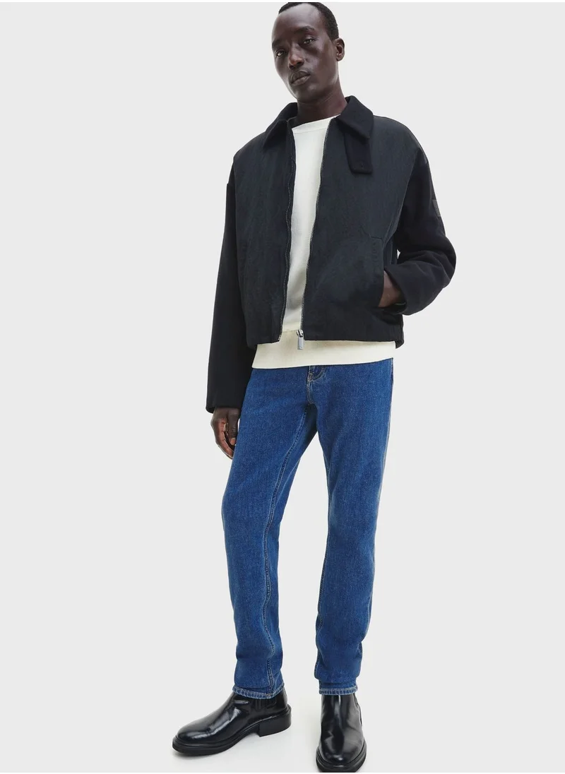 CALVIN KLEIN Light Wash Sim Fit Jeans