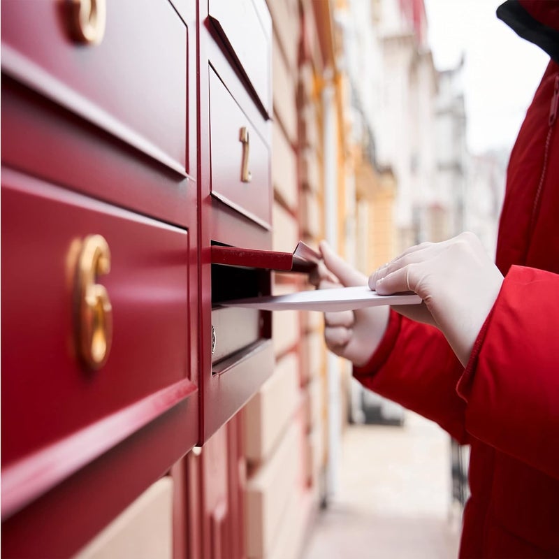 AZOD House Self Adhesive 3D Number Stickers for Room Door Plate Sign, Home Apartment Cabinet Table Mailbox Outdoor (Golden, 0 to 9), 8 Centimeters - Image 2