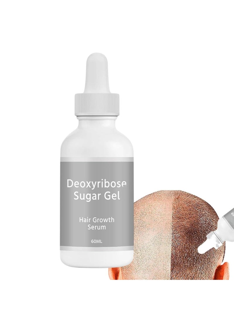 ATRJSZ - Deoxyribose Sugar Gel Hair Growth, Hair Growth Oil, 60ml Deoxy Ribose Sugar Hair Growth Serums, Growing Hair Oil Scalp Gel For Hair Strengthening, Mild Hair Thickening Gel Safe Oil for Men Women - Image 1