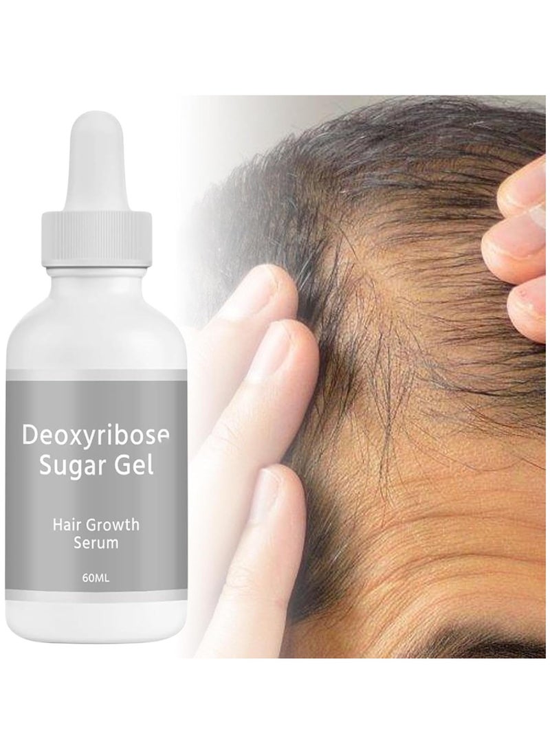 ATRJSZ - Deoxyribose Sugar Gel Hair Growth, Hair Growth Oil, 60ml Deoxy Ribose Sugar Hair Growth Serums, Growing Hair Oil Scalp Gel For Hair Strengthening, Mild Hair Thickening Gel Safe Oil for Men Women - Image 1