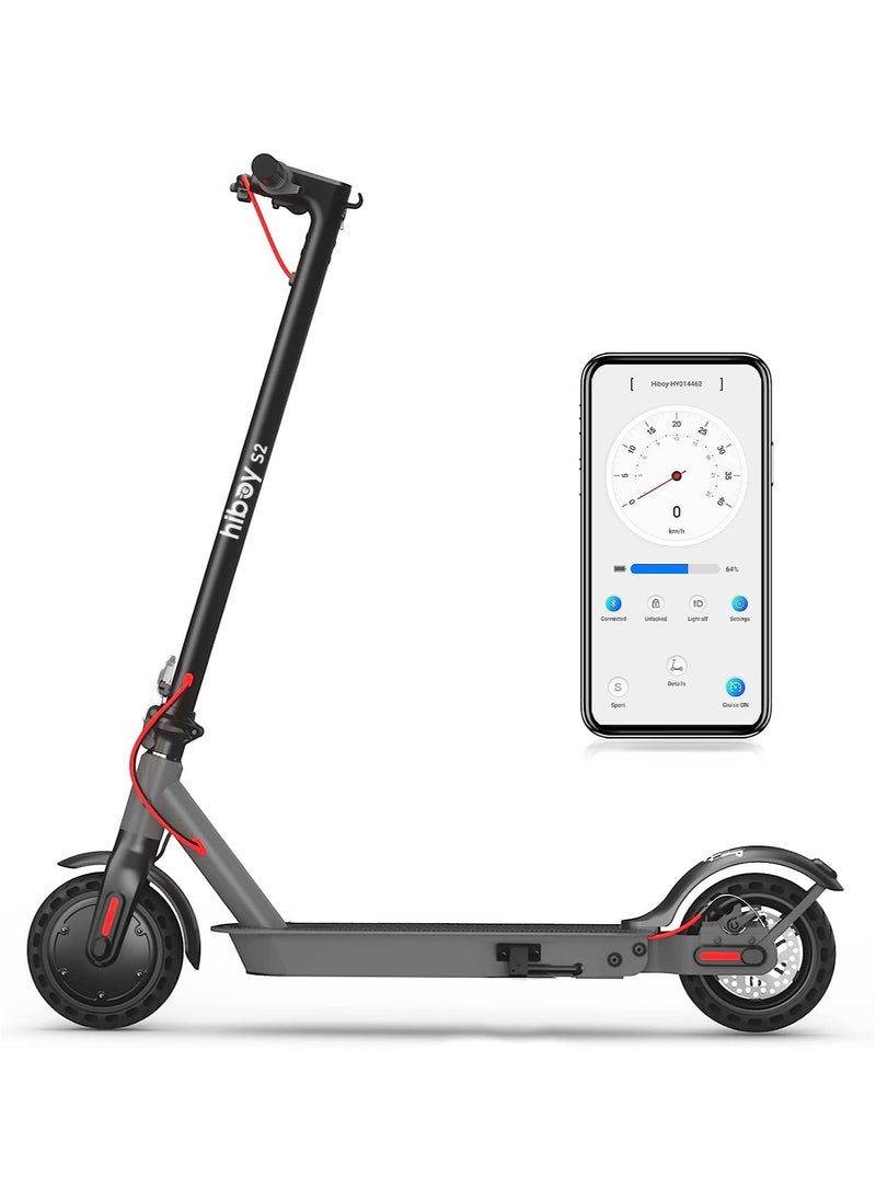 HIBOY - Hiboy S2 Electric Scooter, 8.5",9" Tires, Up to 17 Miles Range, 350W Motor&19 MPH Portable Folding Commuting Electric Scooter for Adults with Double Braking System and App - Image 1