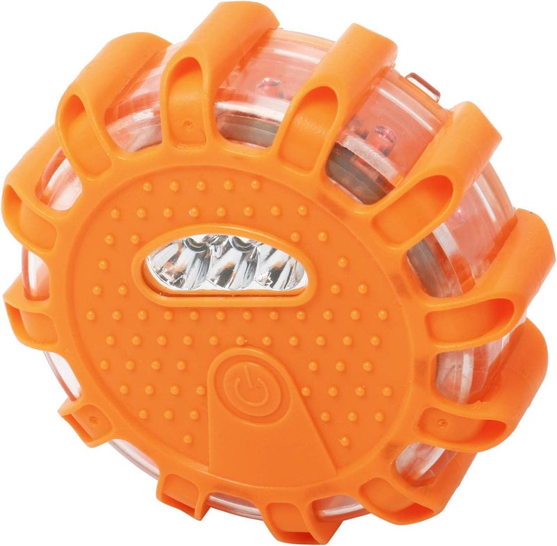 woobles 6 Pack of 9 Flash Modes LED Road Warning Flares Emergency Light with Magnetic Base,Hook and Storage Bag - Image 4