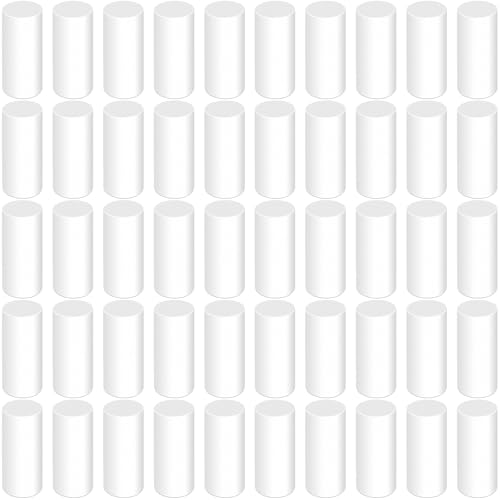 Lekgavd 50 Pcs Mechanical Pencil Eraser Refills, White Refill Erasers for Propelling Pencils, Universal Traceless Eraser Replacement for Office Notebook Drafting - Image 1