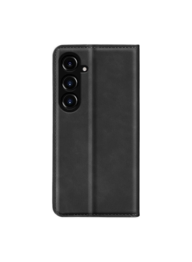 S-TOP Case For Samsung Galaxy S23 FE 5G Retro-skin Magnetic Suction Leather Phone Case - Image 3