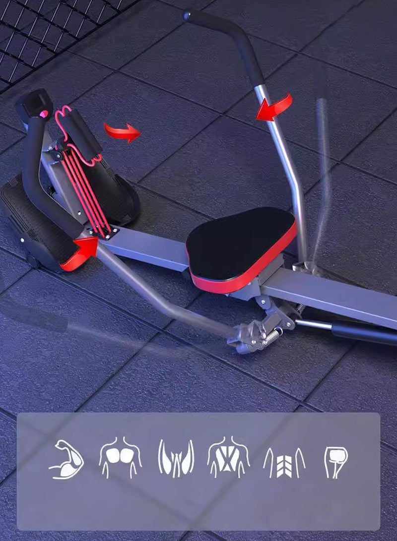 Glanfen Home Indoor Sports Slimming Training Rowing Machine, Foldable Rowing Machine - Image 2