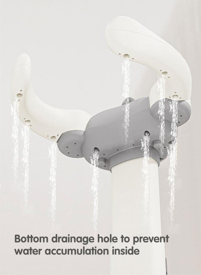 Sharpdo Baby Shower Stand, Infant Bath Support, Foldable Baby Bathing Stand with Anti-Slip Base and Shower Cap - Image 5