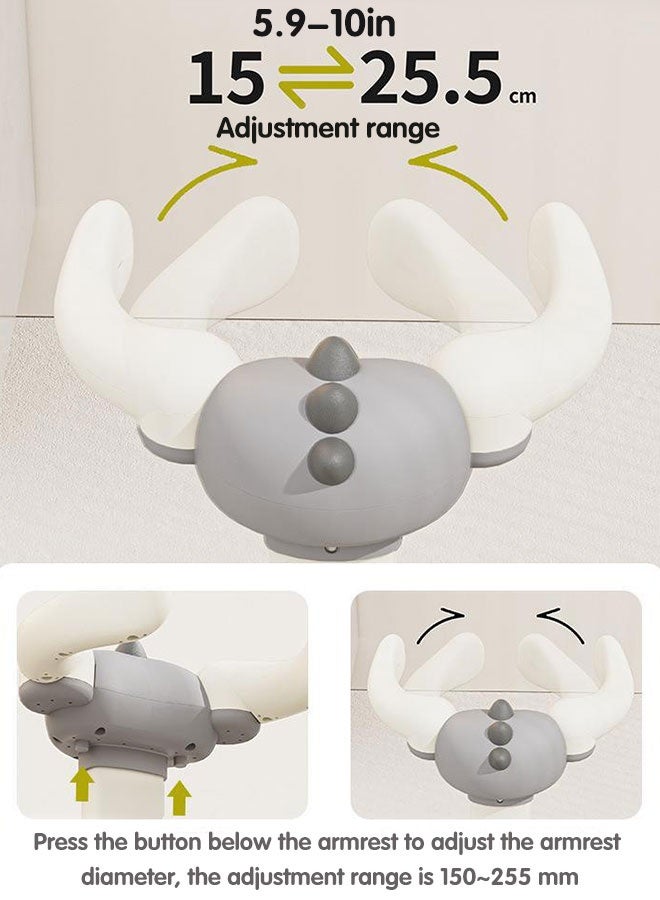 Sharpdo Baby Shower Stand, Infant Bath Support, Foldable Baby Bathing Stand with Anti-Slip Base and Shower Cap - Image 3