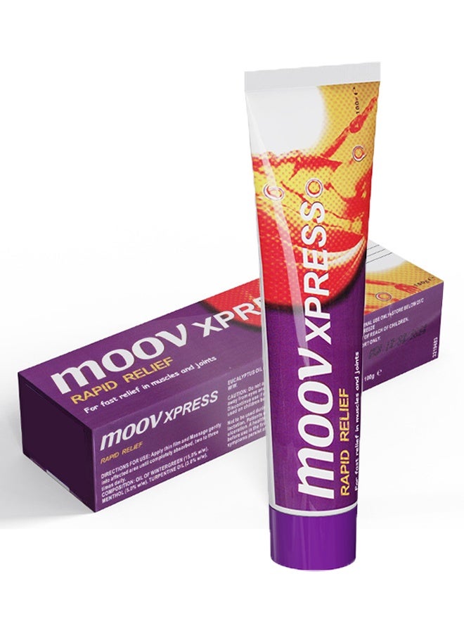 Moov Rapid Relief Cream 100g, for Fast Relief in Muscles and Joints, Suitable for Back Pain, Muscle Pain, Joint Pain, Knee Pain - Image 1