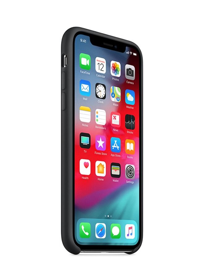 shAyzee Silicone Case Cover For Apple iPhone Xs Black - Image 4