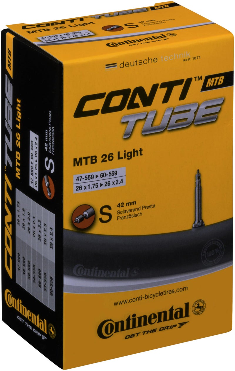 Continental Light Presta Valve Tube - Image 4