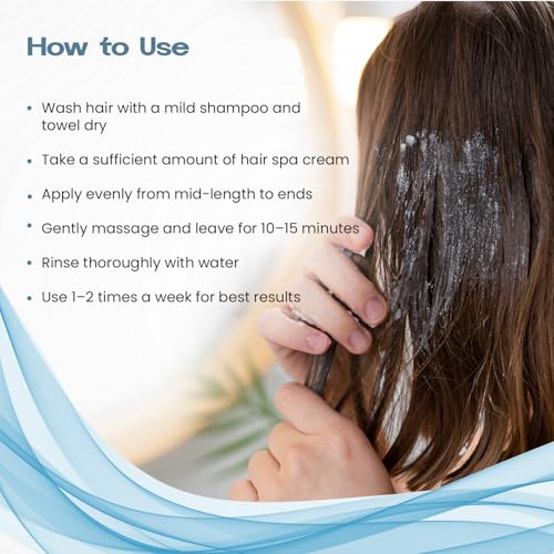SEVAEN Keratin Hair Spa Cream Floral 500 gms | Enriched with Shea Butter | Deep Conditioning Treatment for Dry, Damaged & Frizzy Hair | Repair, Strengthening, Smoothening & Shine | for All Hair Types - Image 5