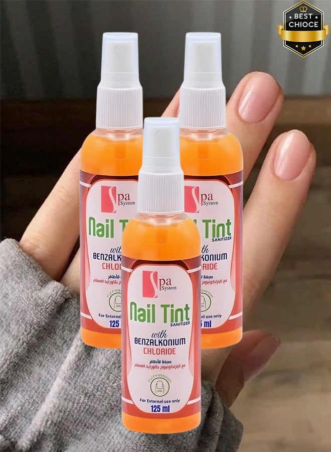 سبا سيستم 3 قطع صبغة أظافر بكلوريد البنزالكونيوم 125 مل - Image 1