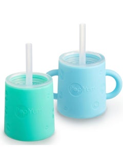 5oz Silicone Training Cup with Staw Lid 2-Pack (Sky Blue and Mint Green) - pzsku/ZA1B1AE59163A3F2BC2F2Z/45/_/1717593846/6865e473-45aa-4a89-97a3-6d0716dd57b5