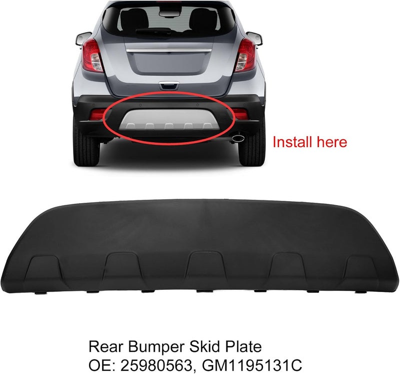 Rear Er Skid Plate 25980563 Replacement for 2013-2016 Er Guard Plate Rear Er or T 1195131C Compatiable - Image 2