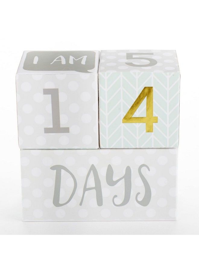 Baby Aspen Giftsforyounow My First Milestone Baby Age Blocks - Image 5