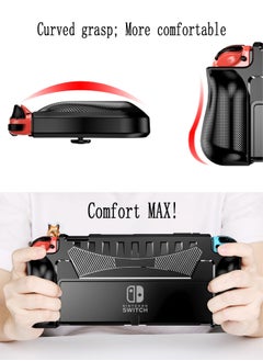 Dockable Case Cover for Nintendo Switch OLED 2021,TPU Grip Protective Cover Comfortable Touch Accessories Compatible with Nintendo Switch OLED 7 Inch and Joy-Con Controller and fit with Charge Base - pzsku/ZA1B1BE6209620B014FB6Z/45/_/1706080996/fee9cd9f-9c0f-45c7-b329-1b216b5aaf64