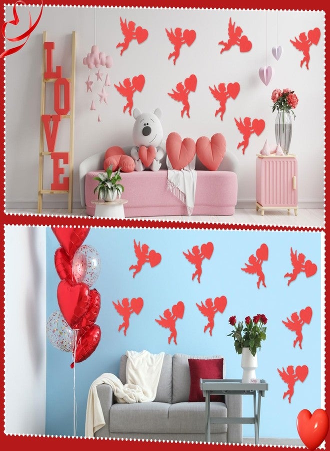 MixTeach 72 Pcs Cupid Cutouts Paper Decorations with 80 dot Glue - Image 4