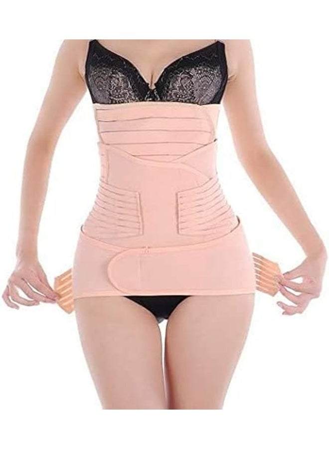 3-in-1 Postpartum Support Belt - Adjustable Recovery Belly/Waist/Pelvis Belt - Ideal for Postnatal Recovery, Back Support & Slimming - Durable & Easy-to-Use - Image 1